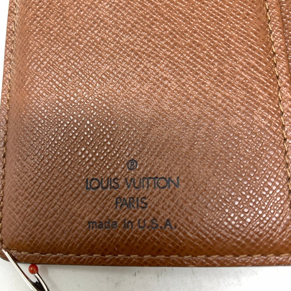 Vintage Louis Vuitton Monogram Kisslock Wallet Bifold Brown Signature Canvas - Picture 4 of 8